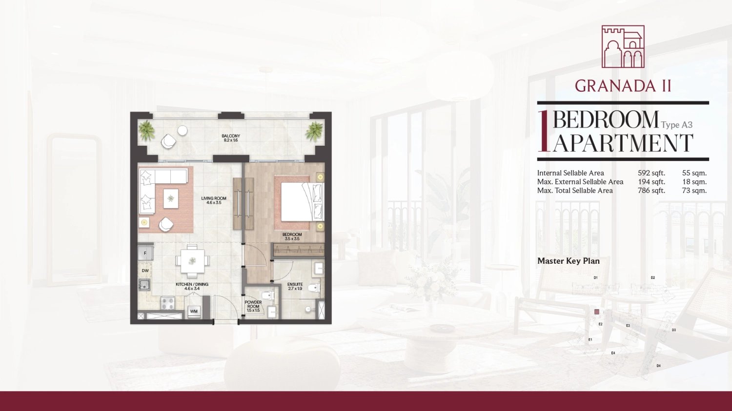 1 BR - Type A